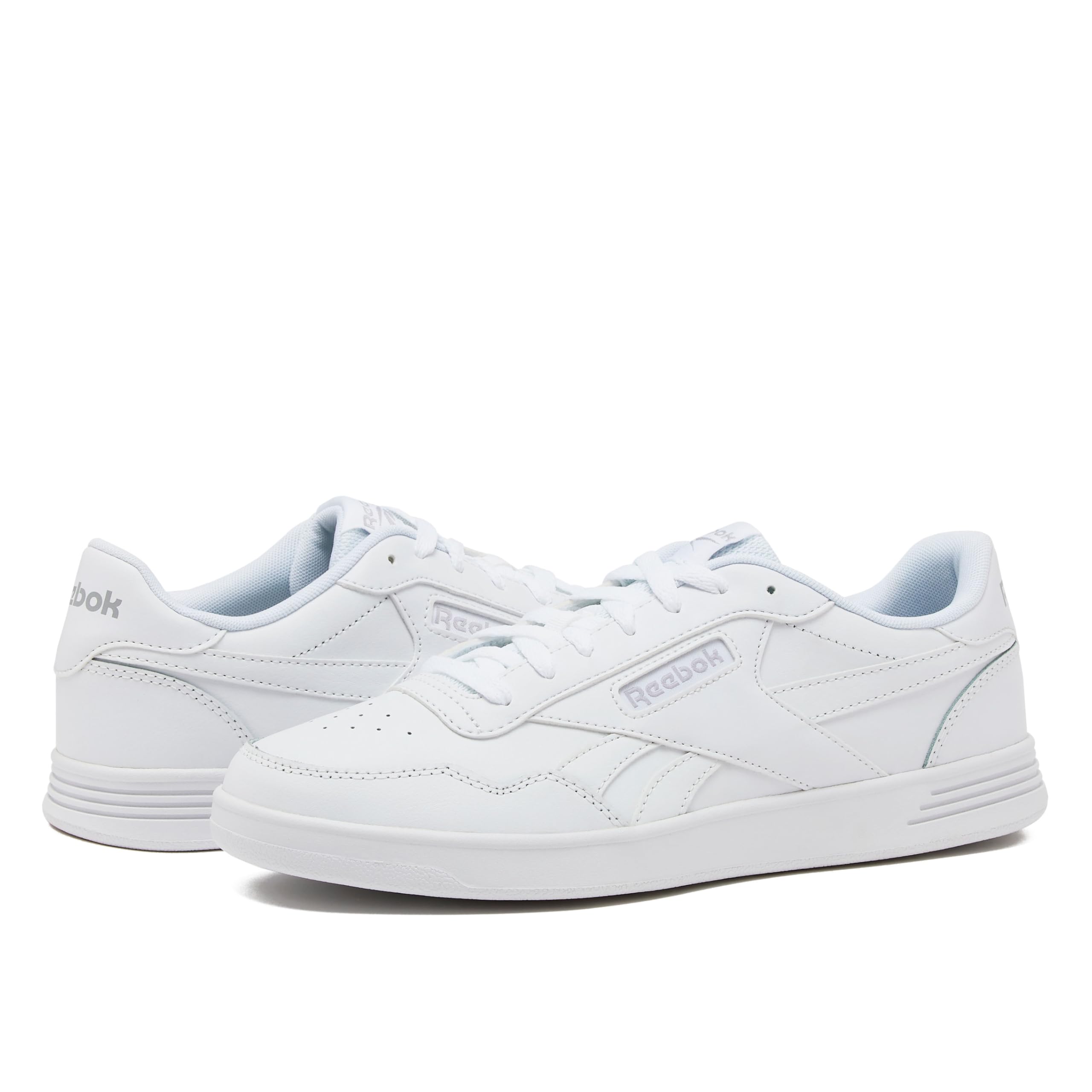 Reebok Court Advance Sneakers for Men - Casual Tennis Mens Shoes Size 6 to 15, White or Black, FFP- Footwear White/Cold Grey 2/Footwear White, 3.5