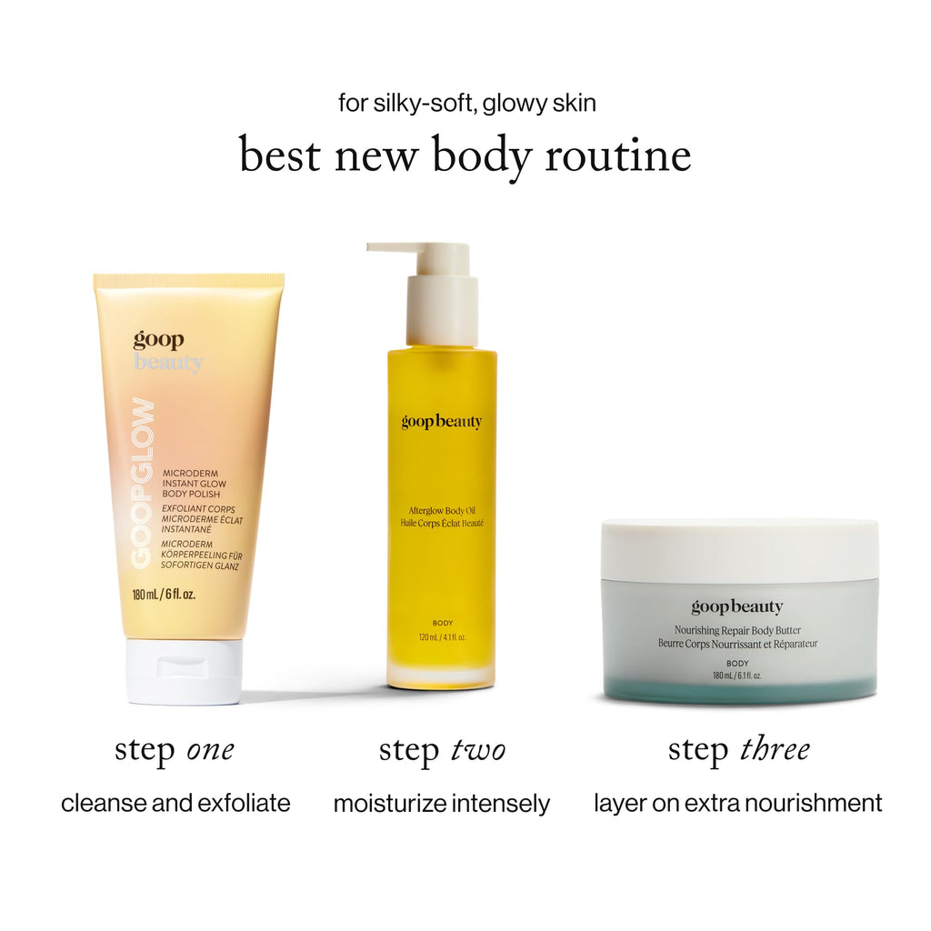 goop Beauty Body Oil | Moisturizer for Dry Skin | Kakadu Plum & Sea Buckthorn Oils | Instant Hydration to Firm & Smooth | 4 fl oz