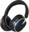 MMWOWARTS Hybrid Active Noise Cancelling Bluetooth Headphones,Bluetooth 6.0 Over Ear Wireless Headphones with 60H Playtime, Hi-Res Audio, Deep Bass, Memory Foam Ear Cups for Home Office Travel Black