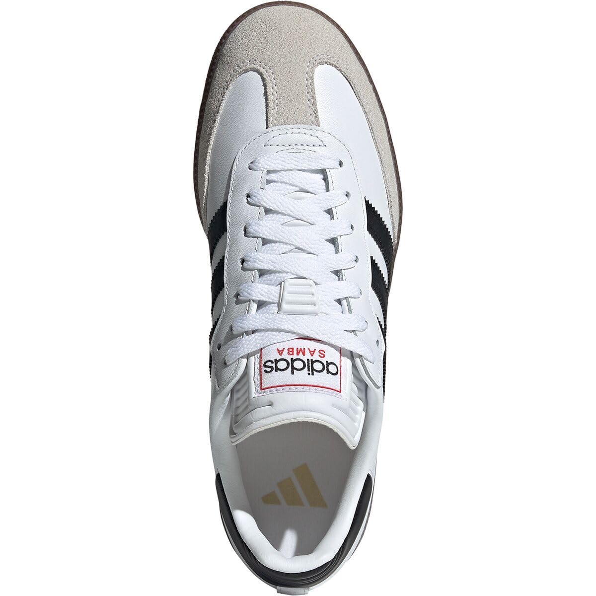 Adidas Unisex-Adult Samba Indoor, White/Black/Vivid Red, 7.5