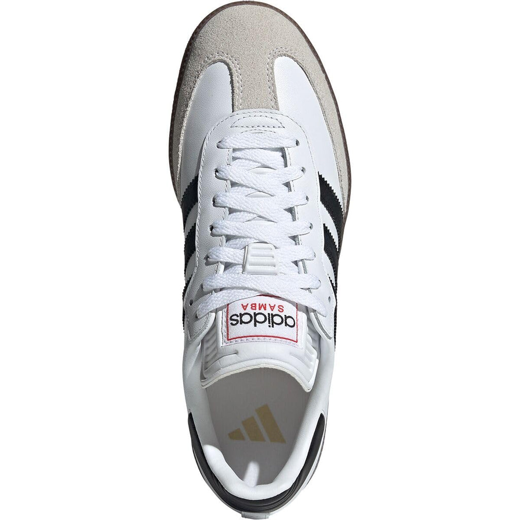 Adidas Unisex-Adult Samba Indoor, White/Black/Vivid Red, 6.5