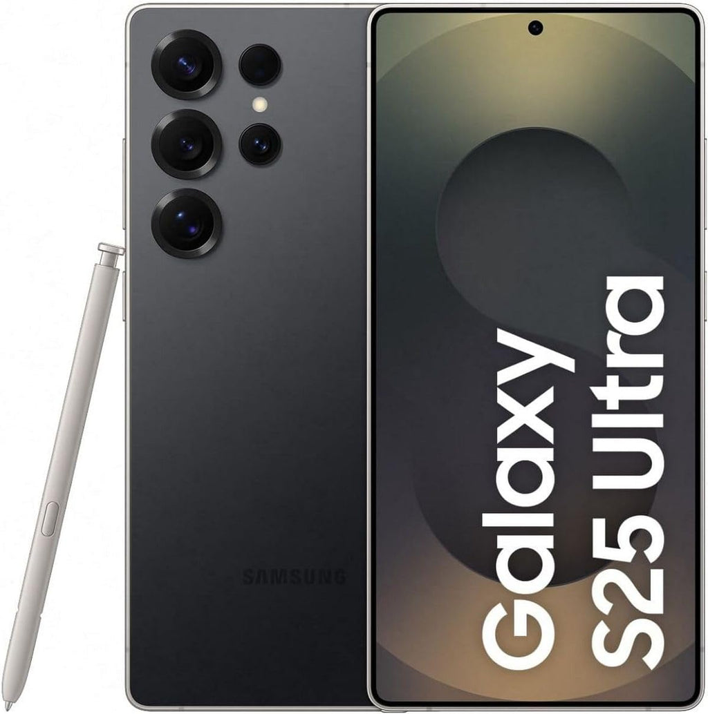 Samsung Galaxy S25 Ultra 5G 2025 (International Version) | GSM Unlocked (T-Mobile) | 1TB Storage + 12GB RAM SM-S938B Qualcomm Snapdragon 8 Elite Android 15 Smartphone (Titanium Black)
