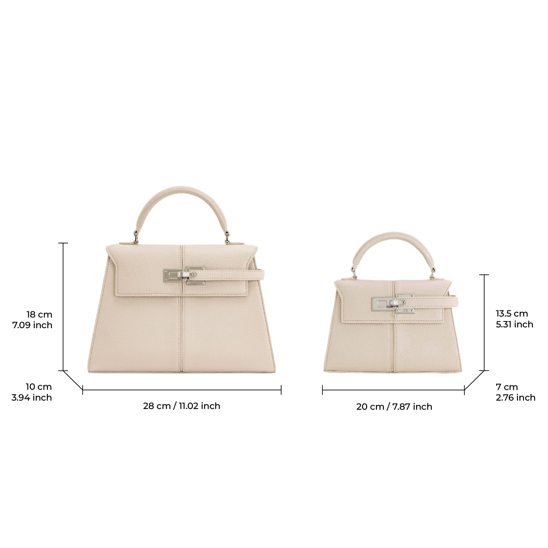 JW PEI Women's Elise Top Handle Bag - Beige - Large