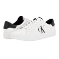 Calvin Klein Men's Rex Sneaker, White/Navy, 9