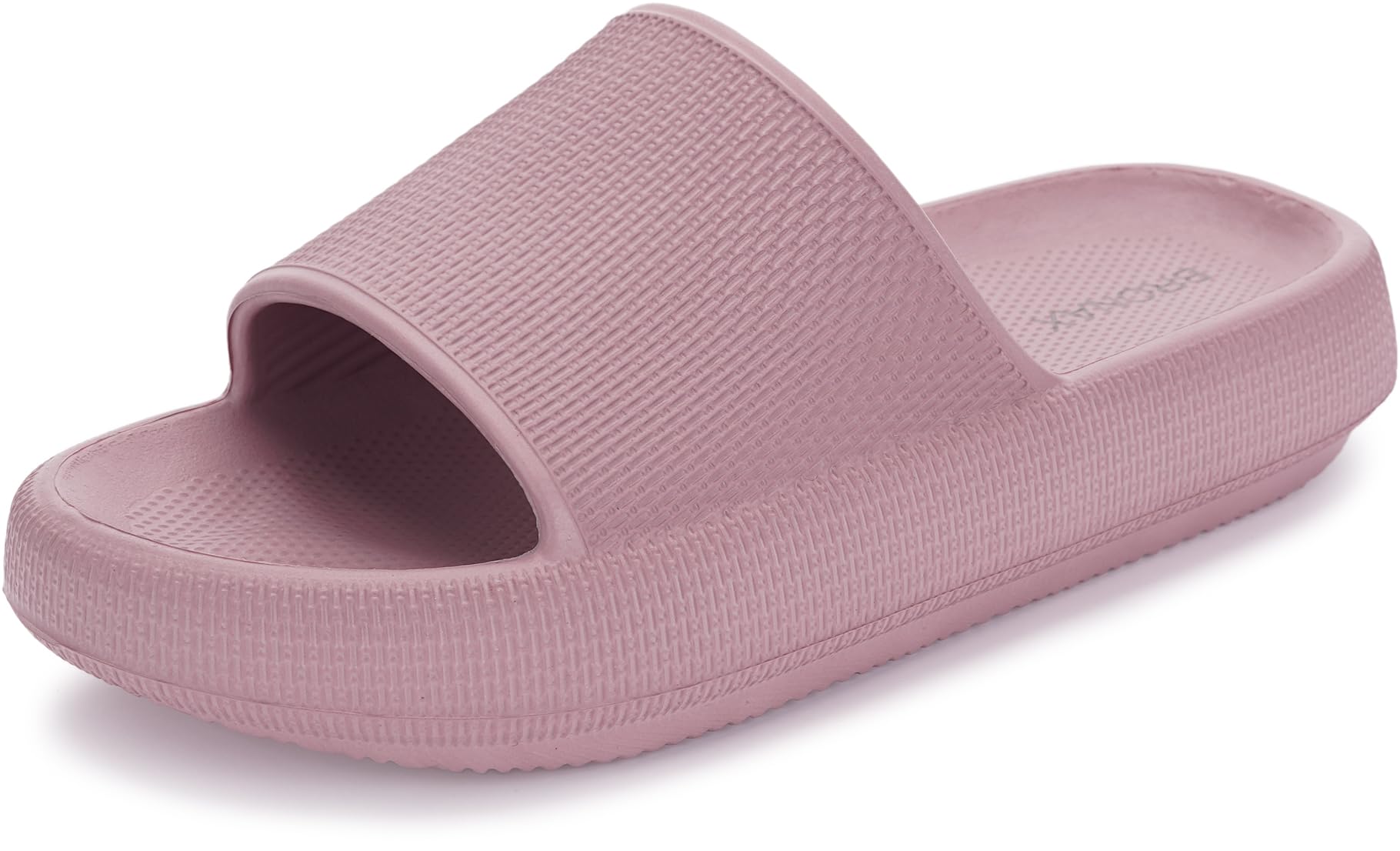 BRONAX Pillow Slippers for Women and Men | House Slides Shower Sandals | Cushioned Thick Sole 40-41 Blush