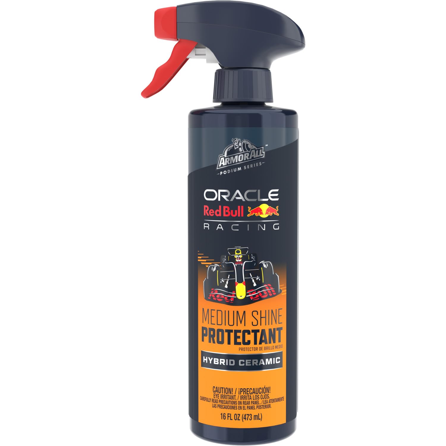 Armor All Podium Series Hybrid Ceramic Medium Shine Protectant Spray, 16 fl oz, Car Interior Protectant Developed in Collaboration with Oracle Red Bull Racing