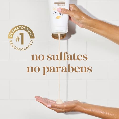 Dove Indulge Body Wash Warm Vanilla + Sweet Cream for Hydrated & Soft Skin 20 FO