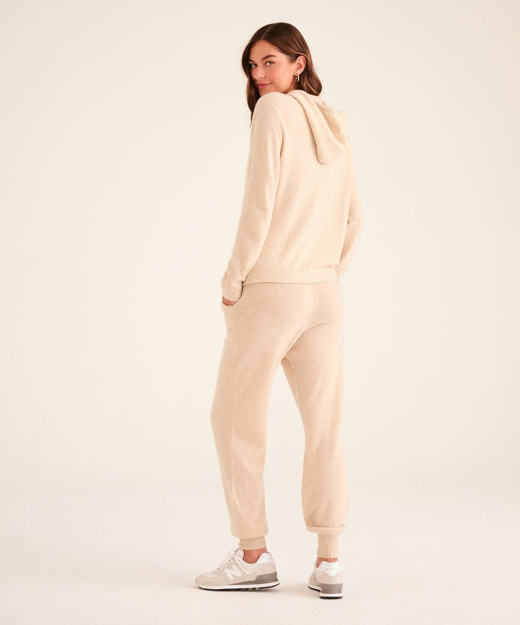 NAADAM Womens The Off-Duty 100% Cashmere Hoodie Oatmeal