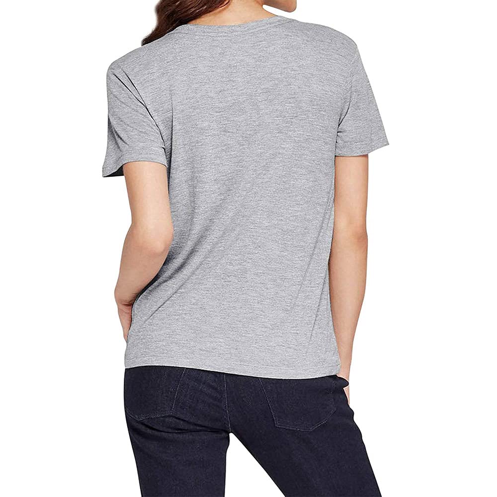 Women Spread Kindness Shirt Dandelion Graphic Top, Grey L