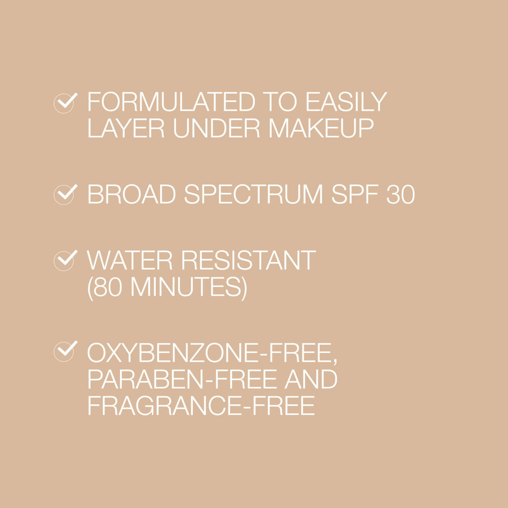 Neutrogena Purescreen+ Mineral UV Tint Face Liquid Tinted Sunscreen - with 100% Mineral Actives & Vitamin E, Enhances Natural Tone, Water Resistant, Broad Spectrum SPF 30, 1.1 fl oz