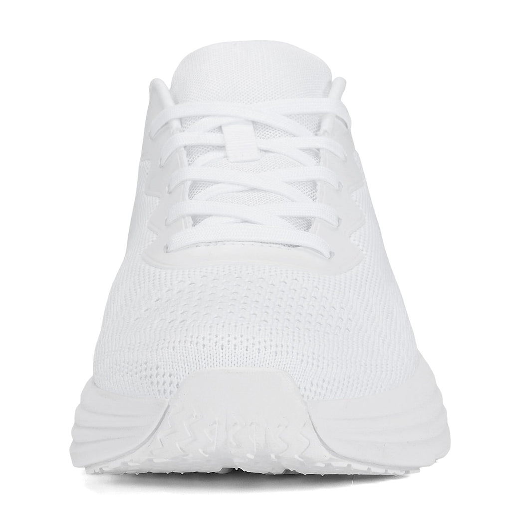 LCGJR Men's Slip On Cushion Running Shoes Lightweight Breathable Walking Shoes Non Slip Athletic Fashion Tennis Sneakers White Size 13