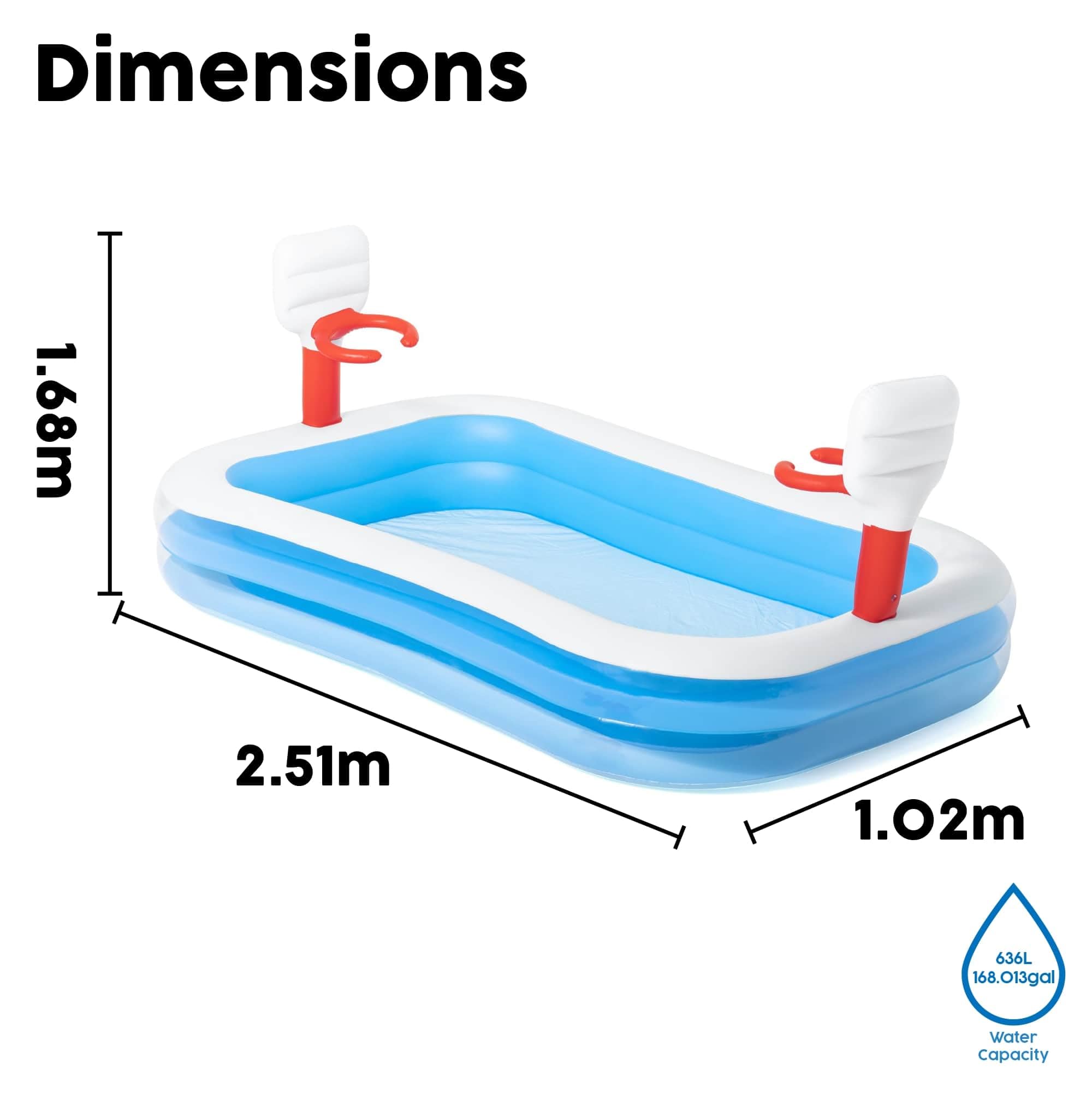 Bestway H2OGO! Basketball Inflatable Play Pool
