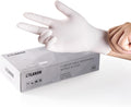 LANON Food Safe White Disposable Nitrile Gloves, Latex-Free, Powder-Free, Textured Fingertips, Cooking, Cleaning, Large