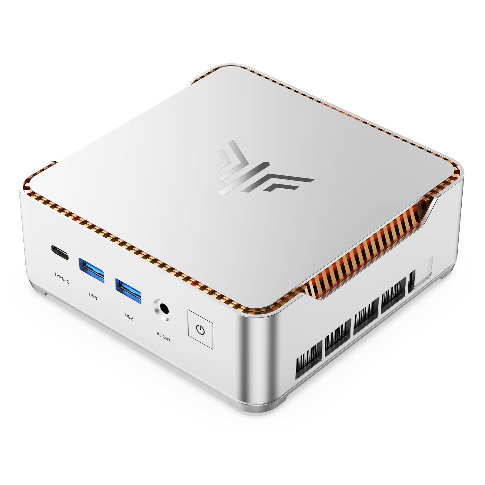 KAMRUI Hyper H2 Mini PC with Intel Core 14450HX (10C/16T, up to 4.8GHz), 16GB RAM 512GB NVMe SSD, Triple 4K, HDMI, DP, USB-C, Ethernet, Mini Desktop Computer for Office, Business, Gaming