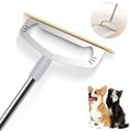 GOSEDER Dog Hair Remover Rake for Carpets - Premium Pet Hair Removal Tool, XL Carpet Rake & Cat Fur Scraper with Extra Long Handle for Rugs, Furniture, and Car Interiors