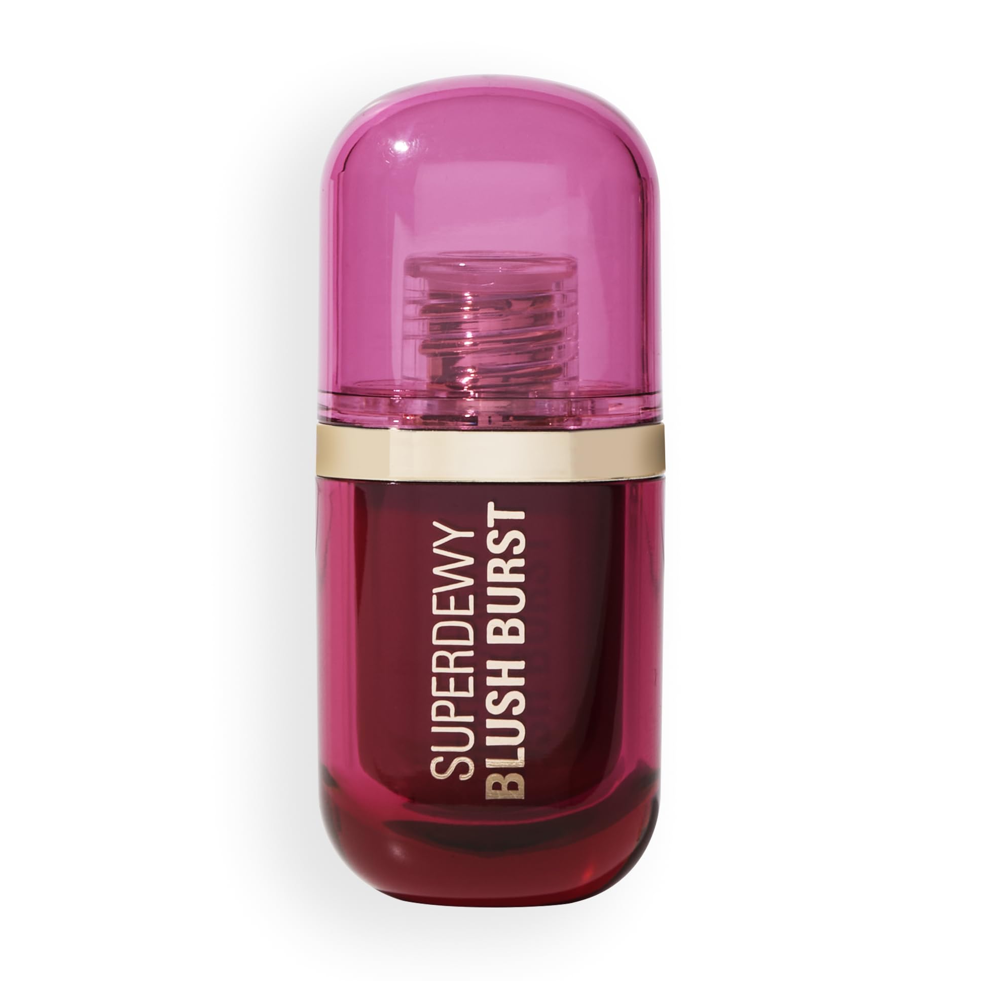 Revolution Beauty London, Superdewy Liquid Blush Burst, Buildable Color for Cheek, Serum Formula with Peptides & Hyaluronic Acid, Vegan & Cruelty-Free, Very Cherry Berry, 0.14 oz