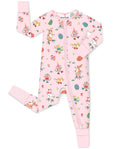 babee Reshinee Bamboo Viscose Baby Footie Pajama, Zipper Pajamas for Baby Boys & Baby Girls 0-24M