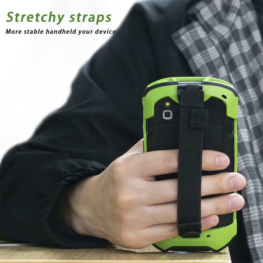 IYOUBOL Protective Cover Bumper Case Rugged Boot with Hand Strap for Zebra TC51 TC510K TC52 TC56 TC57 TC57X TC52X TC5X (Green)