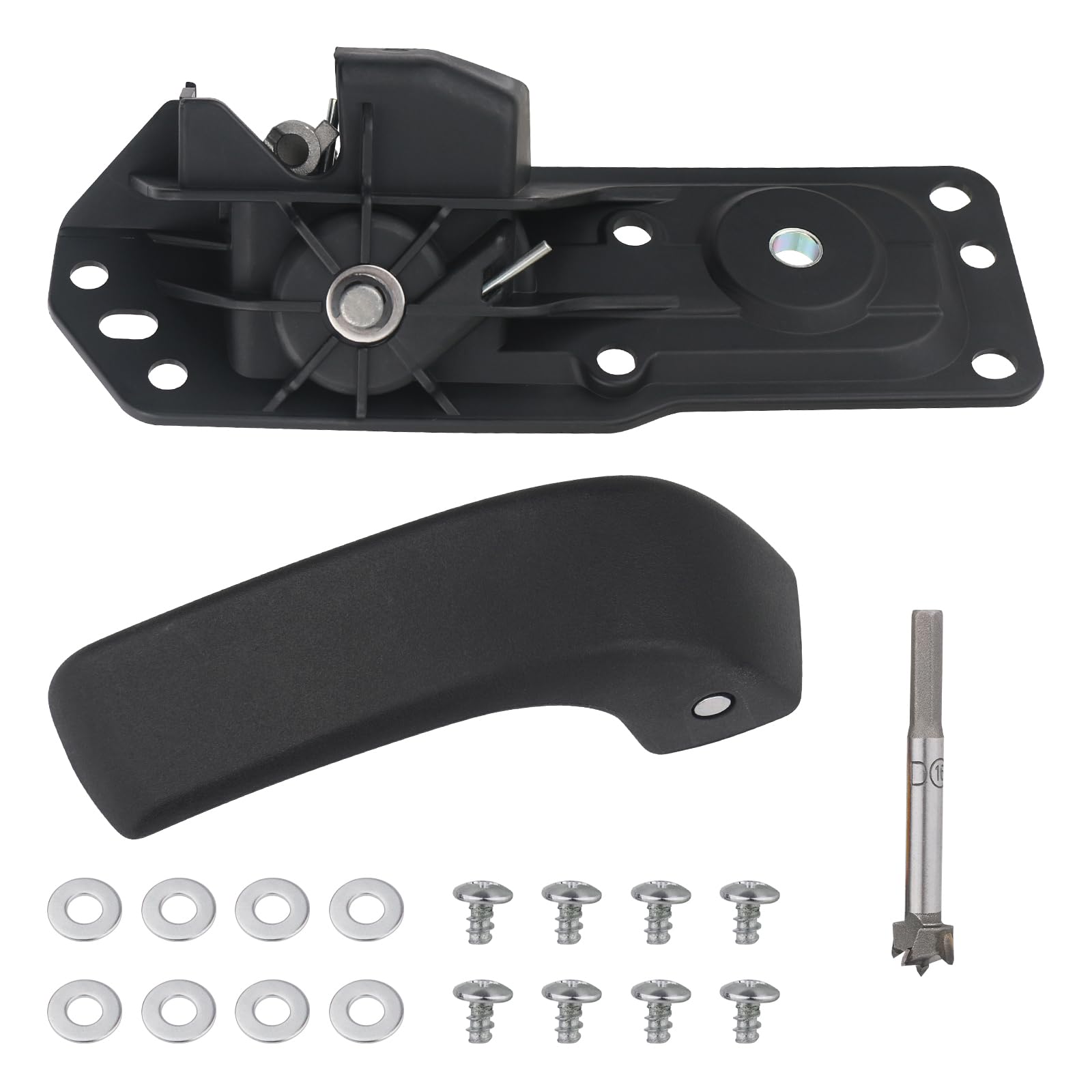APPERFiT Interior Door Handle for Left Driver Side Compatible with Chevy Chevrolet Silverado, GMC Sierra Truck 1500 2500 3500 2007-2014 Door Panel Parts 20833606