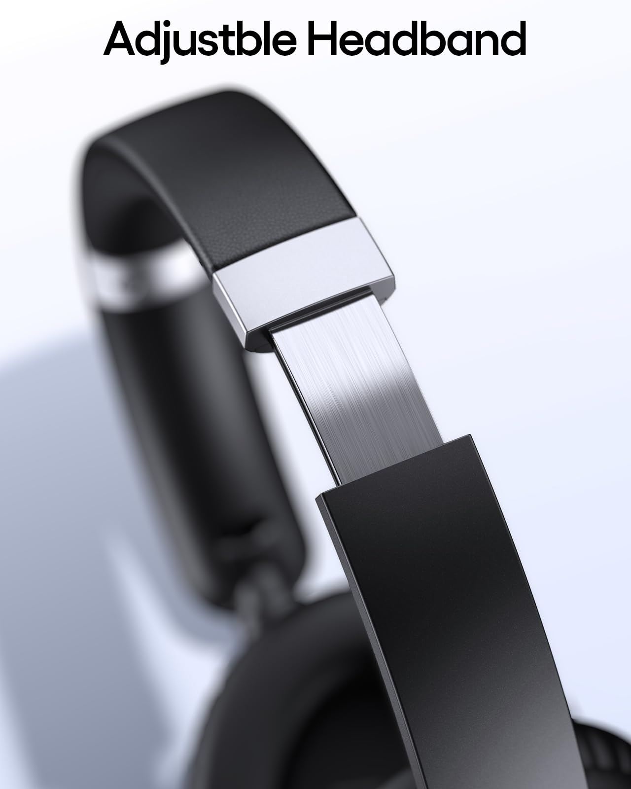 TAGRY Hybrid Active Noise Cancelling Bluetooth Headphones 100H Playtime Wireless Over Ear Headphone with Fast Charging Hi-Res Audio Headsets Comfort Earcups for Commute Travel Office Phone PC Black