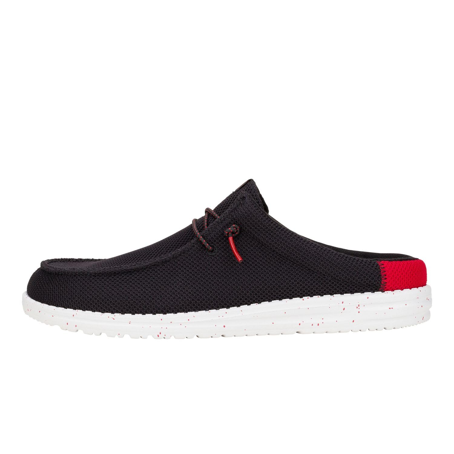 HEYDUDE Wally Slip Varsity - Black/Red
