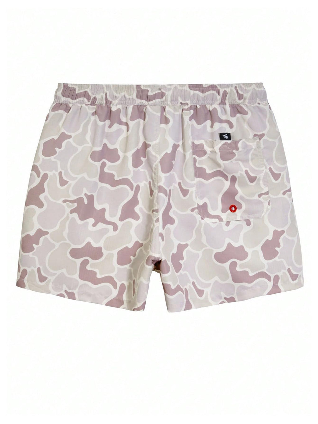 WDIRARA Men's Camo Swim Trunks Drawstring Waist Board Shorts with Lining Multicolor Large