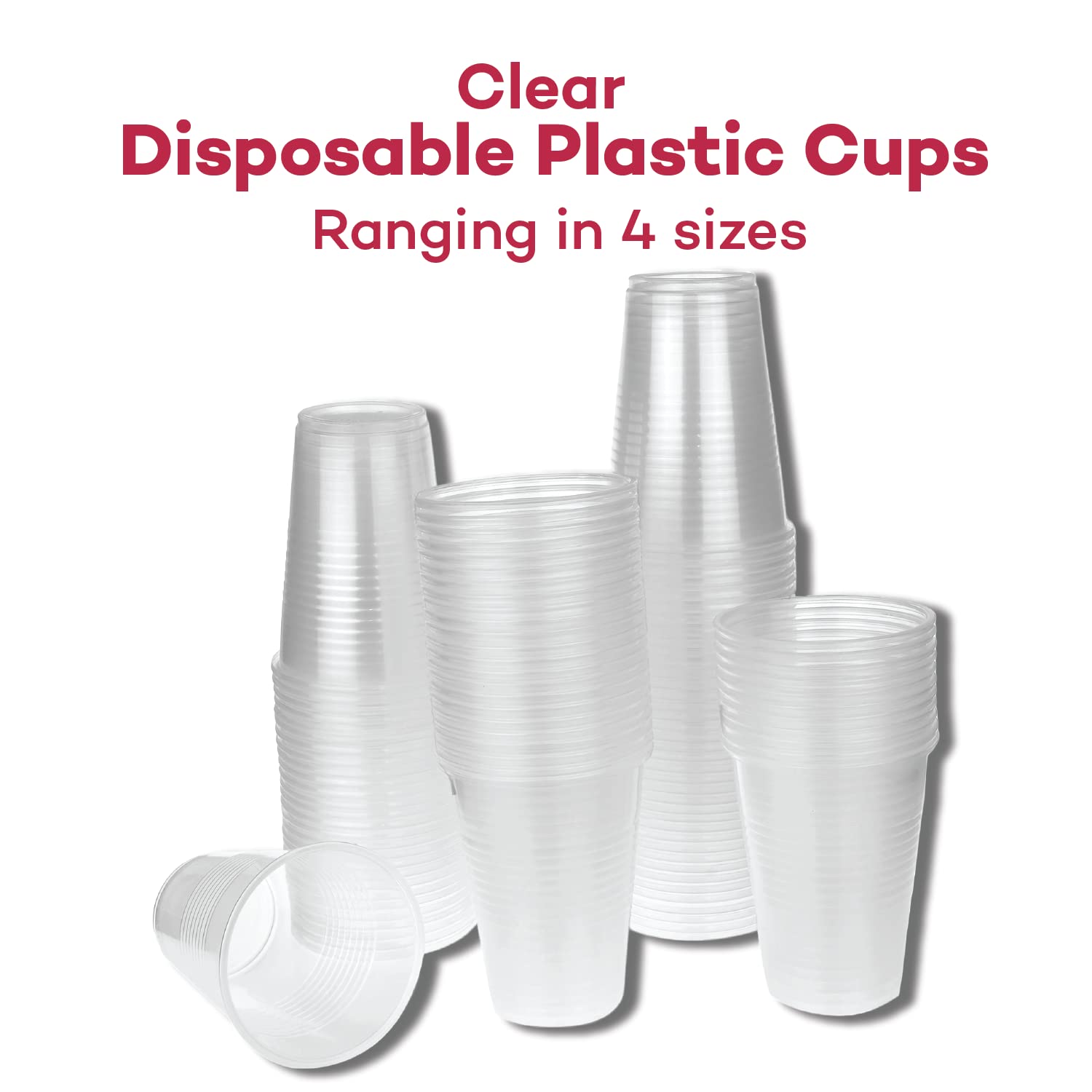 Dealmed Professional 3 oz. Disposable Plastic Cups - 100% Recyclable for Healthcare, Dental, Veterinary & Food Service Use (Pack of 100)