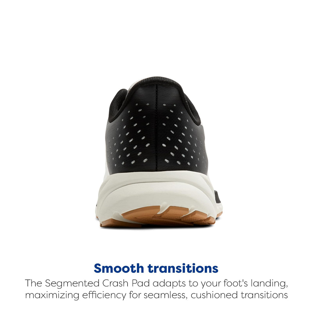 Brooks Men’s Anthem 7 Neutral Running Shoe - White/Black/Tan - 10.5 Medium