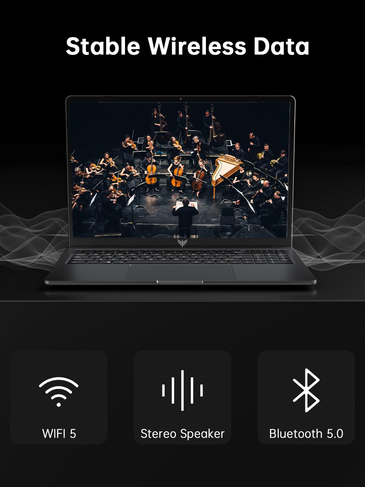 KAIGERR Laptop, 16GB DDR4 512GB SSD Laptop Computer, 15.6inch Windοws 11 Laptop with Ιntel 12th Quad-Core Processor(Up to 3.4GHz), 1920P FHD Display, WiFi 6, USB3.2, Type_C, Long Battery Life