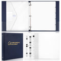 Home Organizer Binder 8.5"×11" Home Management 3 Ring Binder Household Health Planner Journal with 15 Dividers & 25 PCS Protectors & Binder Pocket & 3 Information Tables for Family Medical Documents