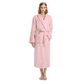 Eonkasp Plush Soft Robes for Women, Premium Fleece Womens Robe Cozy Warm Bathrobe, Light Pink, 2XL-3XL