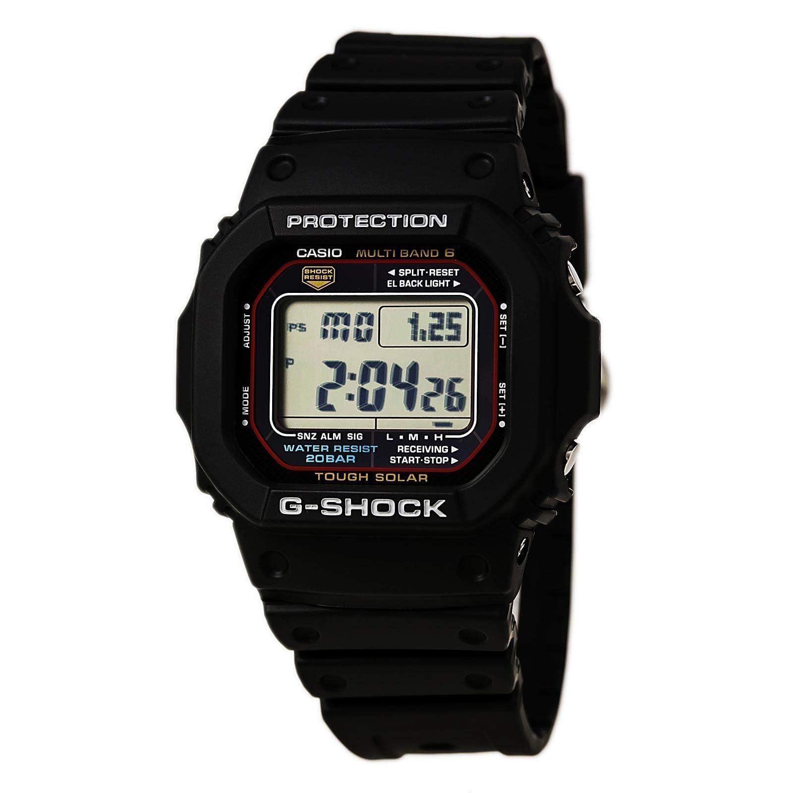 Casio G-Shock GW-M5610U-1 Men's Solar Black Resin Sport Watch
