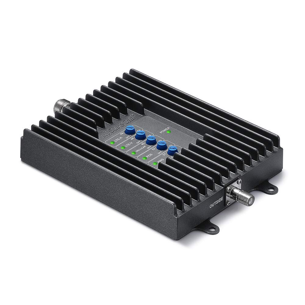SureCall Fusion4Home Yagi Panel | High-Performance 5G/4G Cell Phone Signal Booster for Home up to 5000 sq ft | Strongest Gain All-Carrier Verizon AT&T T-Mobile US Cellular | FCC Certified USA Company