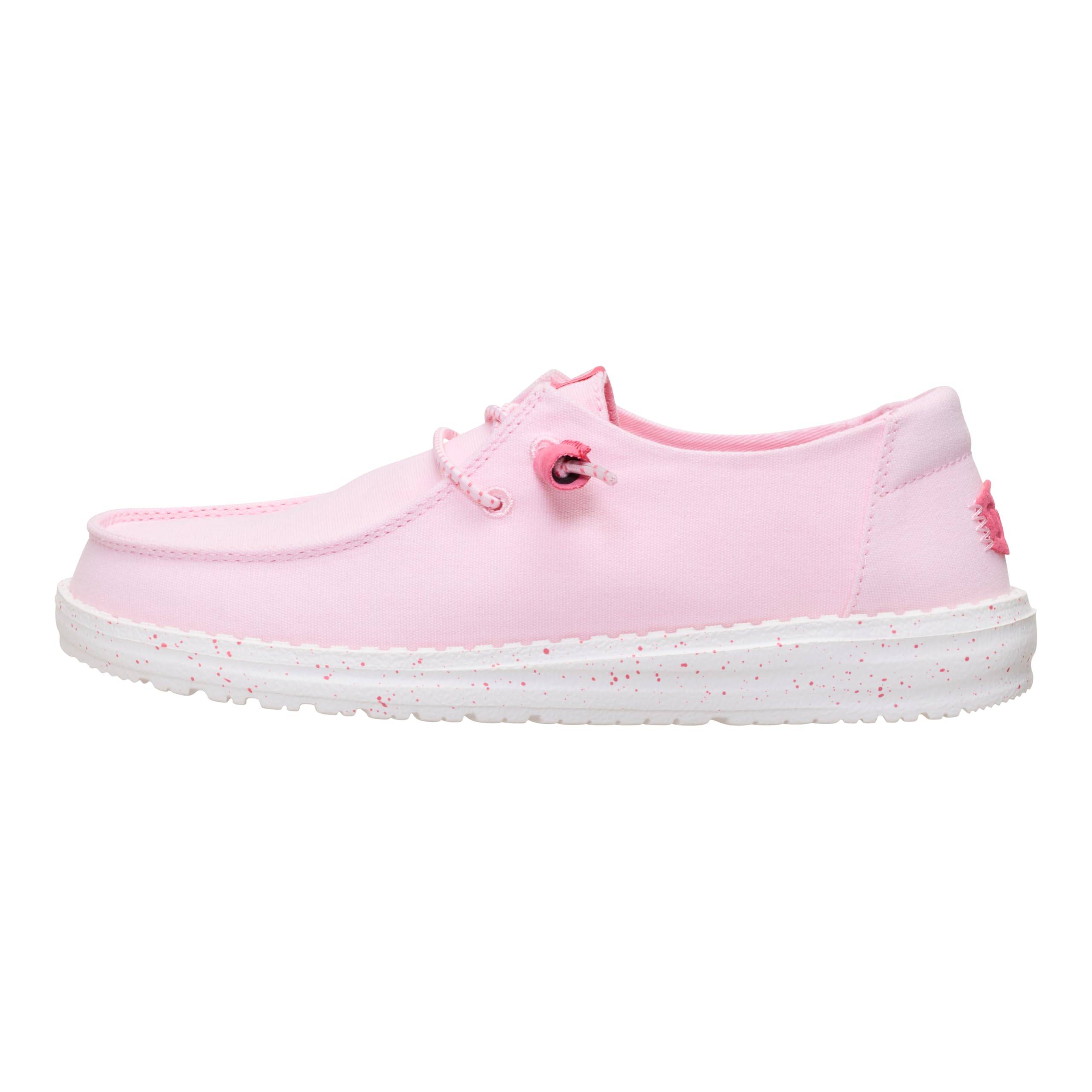 HEYDUDE Wendy Canvas Light Pink Size 9, Women's Shoes, Slip-on Loafers, Comfortable & Light-Weight