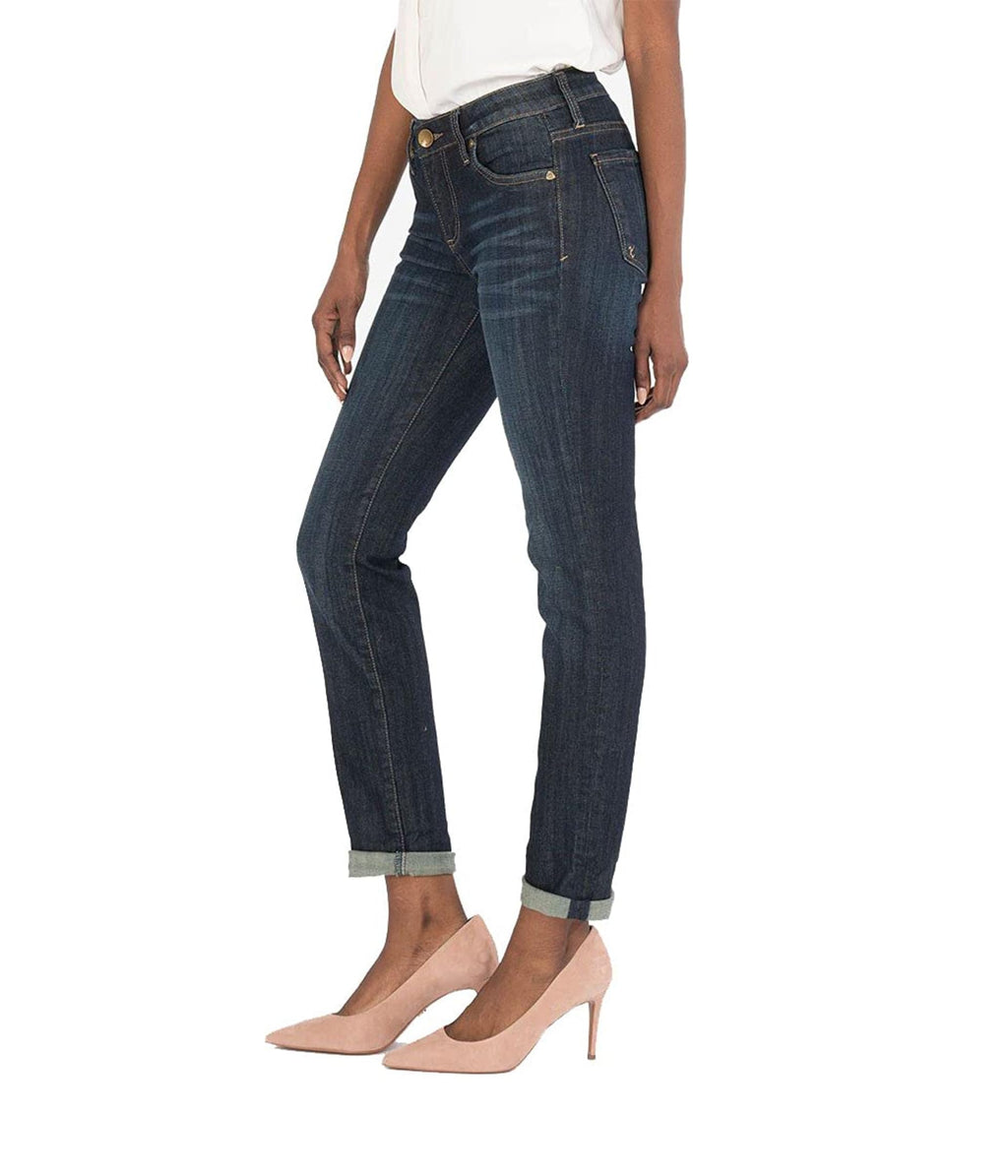 KUT from the Kloth Catherine Boyfriend Jeans Royal 8 30.5