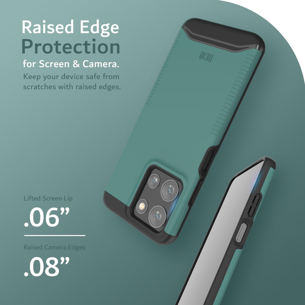 TUDIA Merge for Motorola Moto G 2025/2026 Case & Moto G Play 2026/2025 Phone Cases - [Military-Grade Drop Tested] Dual-Layer Shockproof Slim Grip Cover - Hunter Green