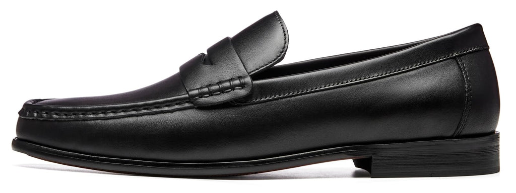 Journey West Mens Dress Shoes Slip on Penny Loafers for Men Black 8.5