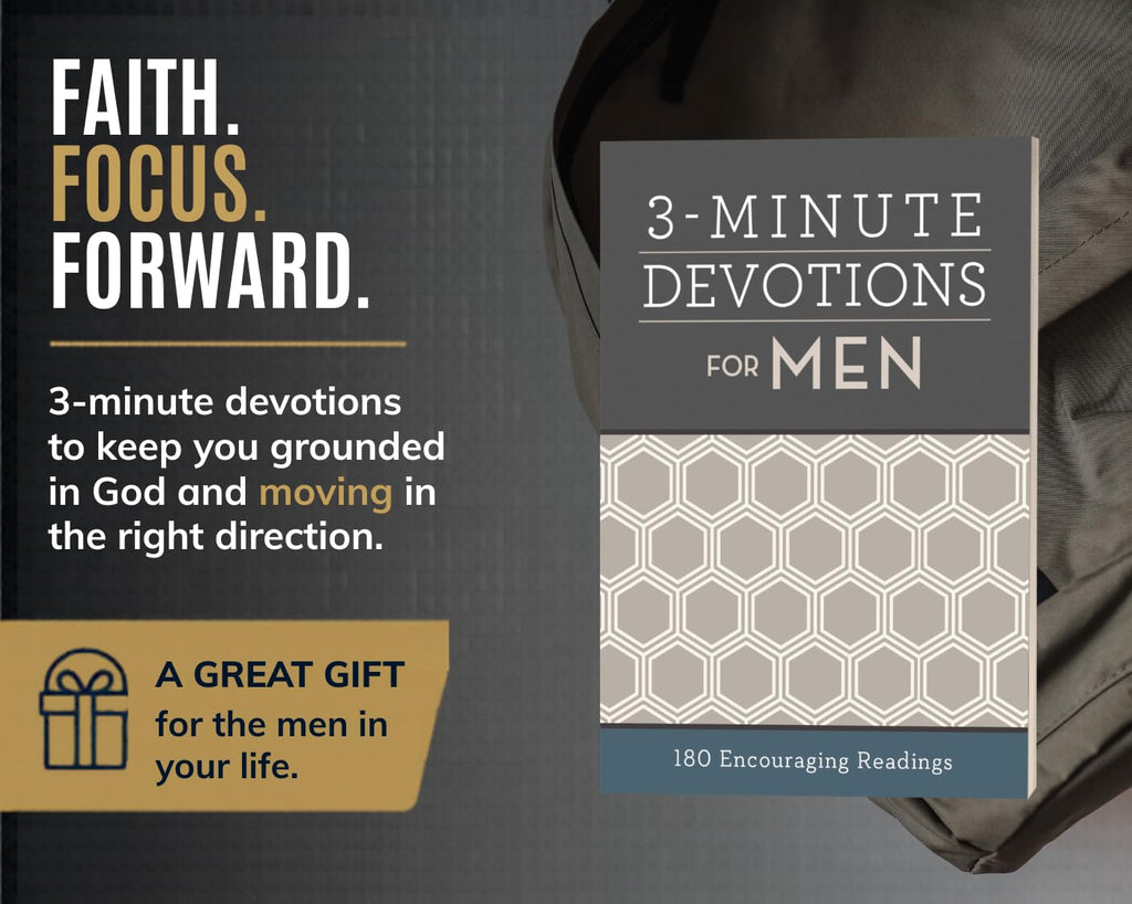 3-Minute Devotions for Men: 180 Encouraging Readings