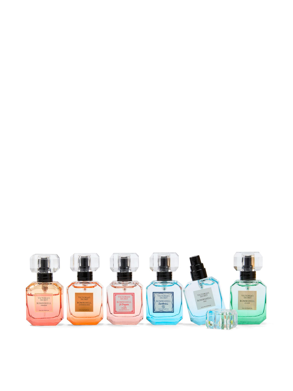 Victoria's Secret 6-Piece Bombshell Summer Favorites Mini Eau de Parfum Gift Set