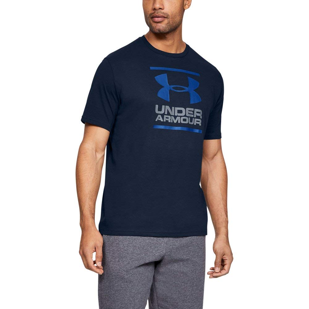Under Armour Men's Global Foundation Short-Sleeve T-Shirt, Academy Blue (408)/Royal Blue, 4X-Large