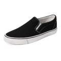 Mens Classic Slip on Canvas Shoes Casual Loafers Fashion Sneakers Black