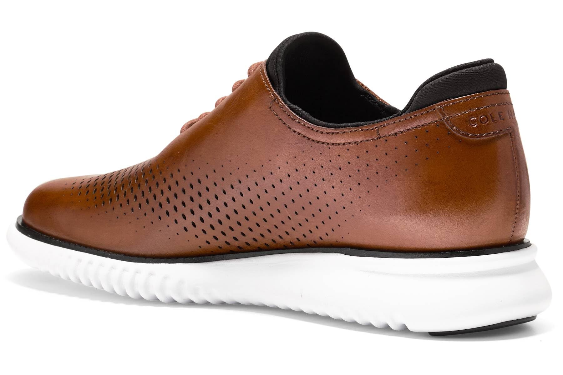 Cole Haan Mens 2 Zerogrand LSR Wing British Tan/Black/Ivory 12 D - Medium