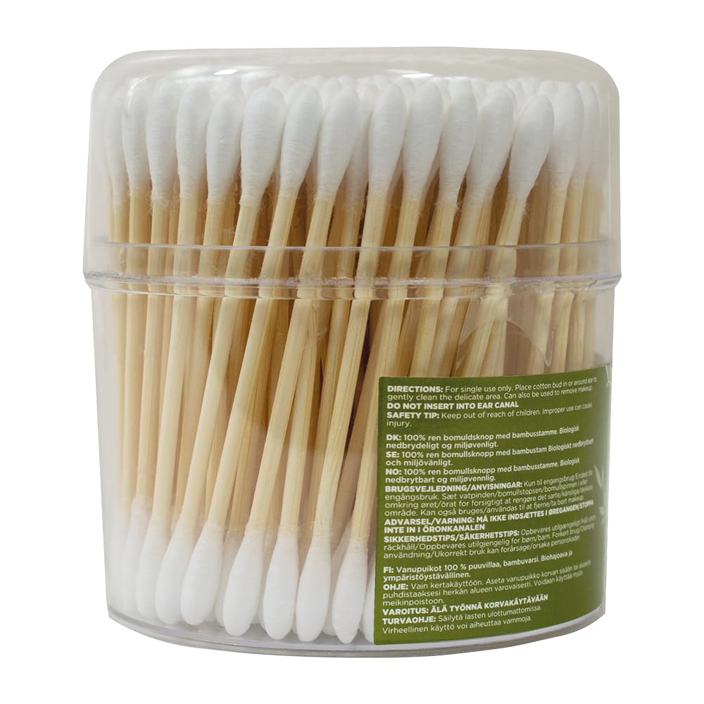Quest 200 Cotton Buds (Bamboo Stem)