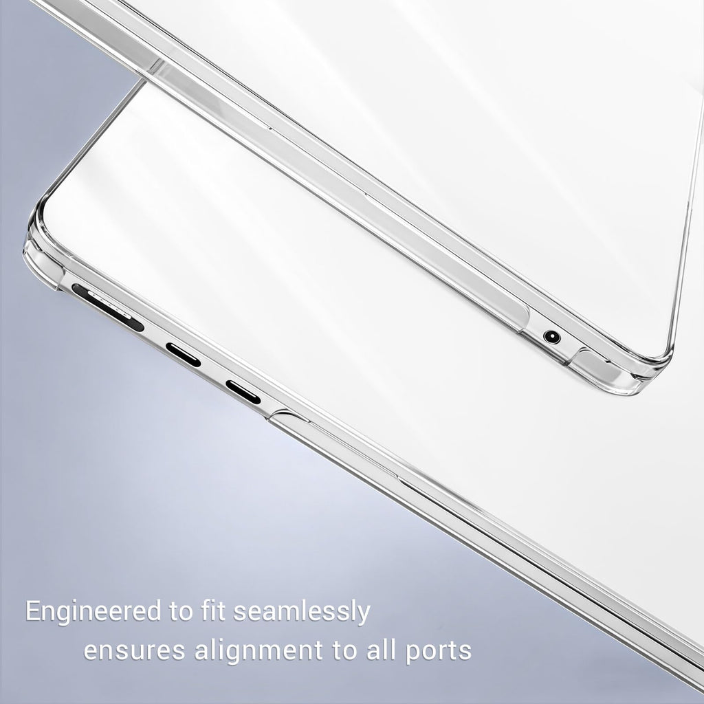 MOSISO Compatible with MacBook Air 13 inch Case M5 2026 M4 2025 M3 M2 2024-2022 A3449 A3240 A3113 A2681, Hard Shell&Keyboard Cover&Screen Film&Type C for MacBook Air 13.6 inch Case, Crystal Clear