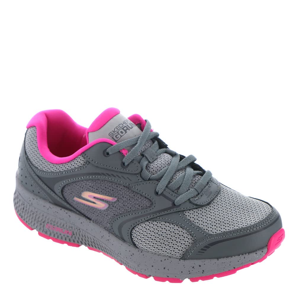 GO Run CONSISTENT - Vivid Horizon, Gray/Pink, 9.5 Wide