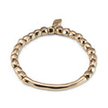 Uno de 50 JOURNEY 18K Gold-Plated Beaded Stretch Bracelet Handmade in Spain