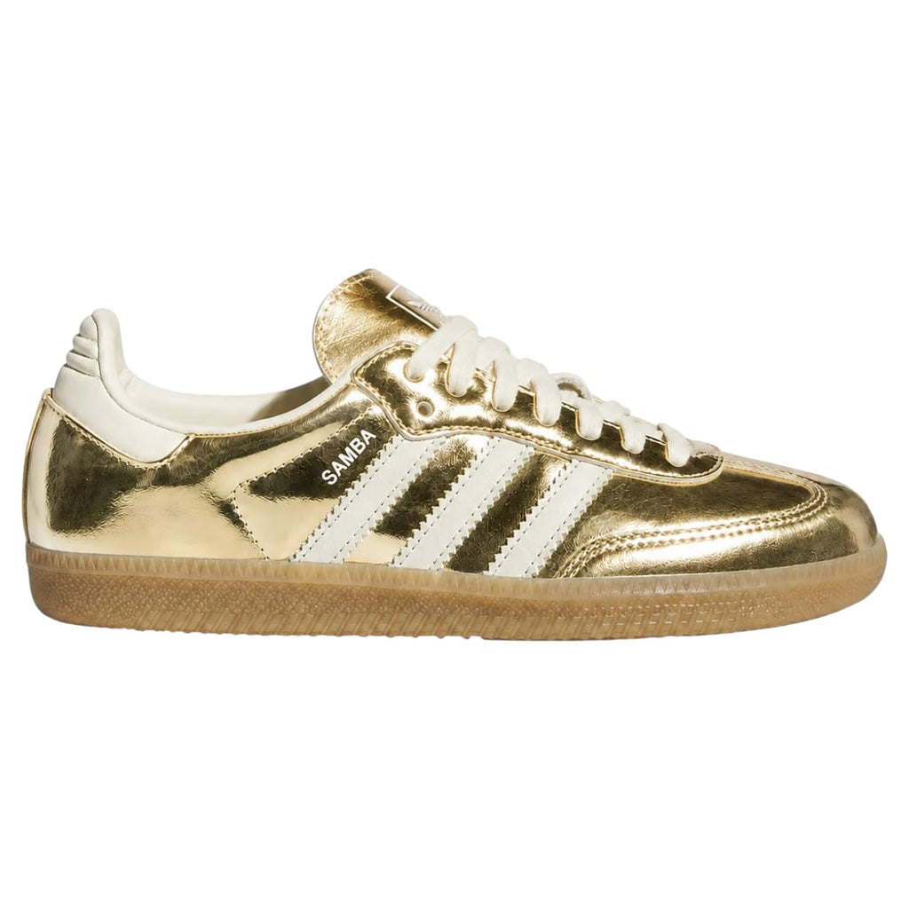 adidas Women's Samba OG W Gold met.Off White/GUM5 8 US