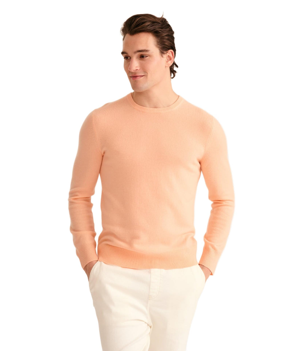 NAADAM The Original Cashmere Crewneck Sweater,Apricot,XL
