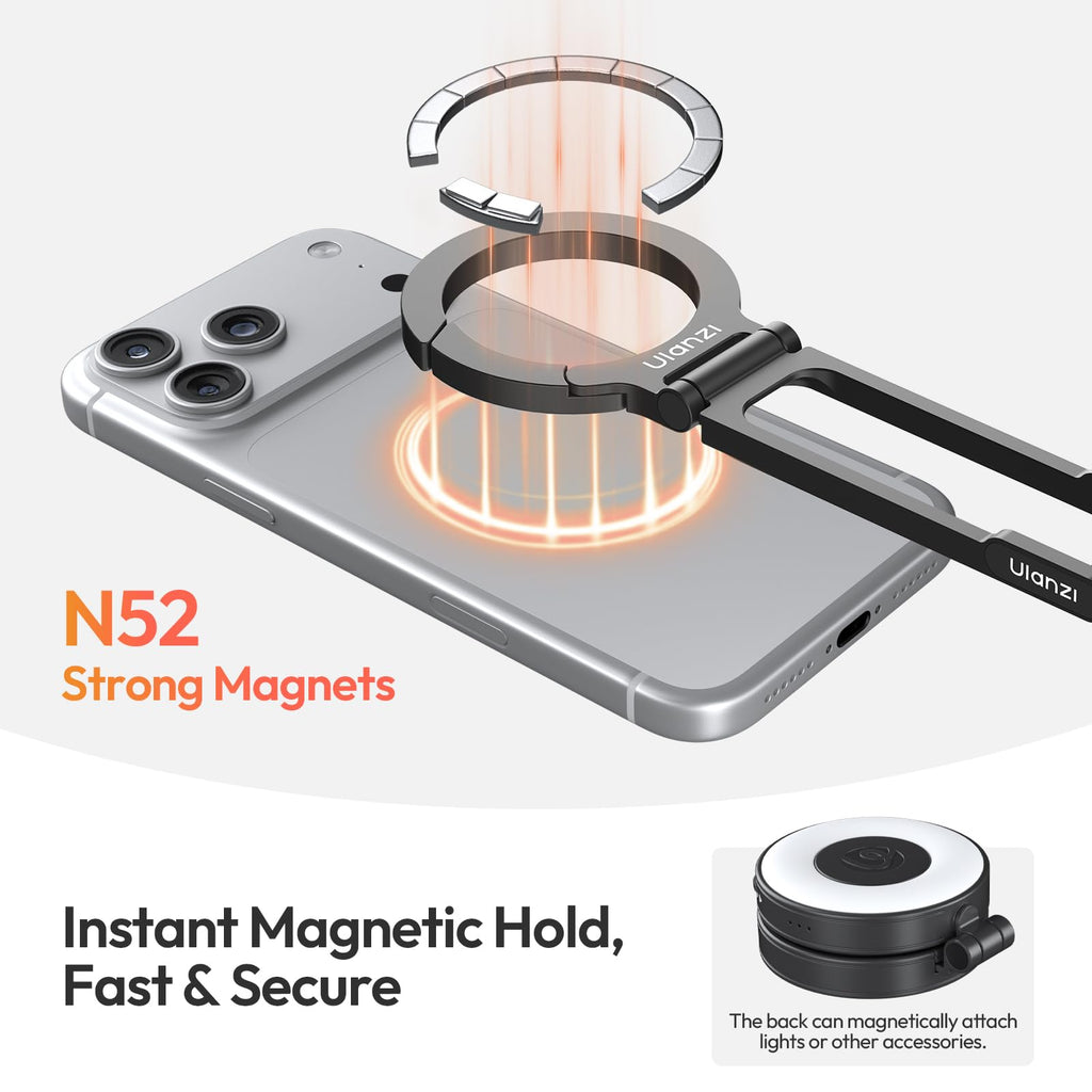 ULANZI MA30S Phone Tripod, Mini Tripod Stand for MagSafe