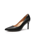 DREAM PAIRS Women's High Heels Pump Closed Pointed Toe Slip On Stiletto Dress Shoes Fashion Wedding Bridal Work Office Comfortable Pumps Shoes,Size 9,Black-Pu,SDPU25095W